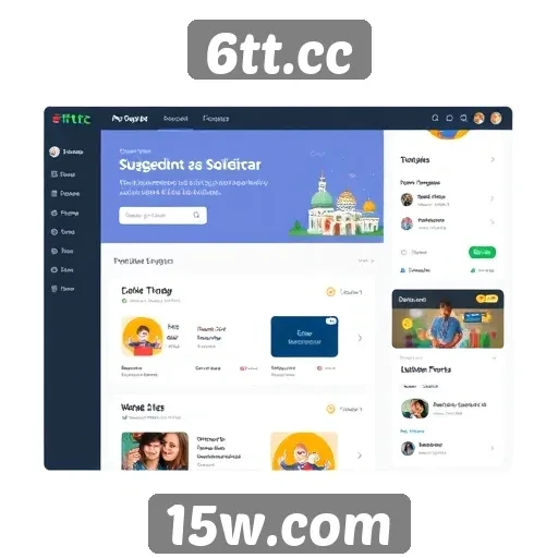 Exploração da interface de usuário do 6tt.cc